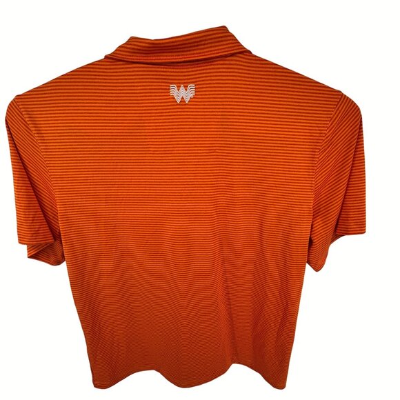 Whataburger Orange Striped Polo Shirt Men’s XL Logo Uniform Golf Fanwear Texas - Picture 5 of 8